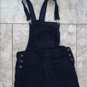 Navy blue overalls